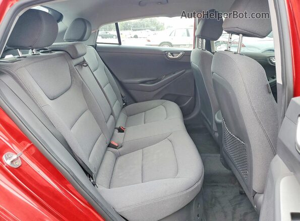 KMHC75LCXLU186716 2020 HYUNDAI IONIQ Красный Вид задних сидений