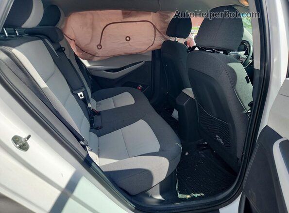 KMHC75LCXLU201988 2020 HYUNDAI IONIQ White Widok tylnych siedzeń