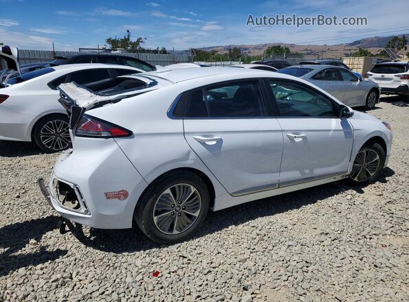 KMHC75LD0MU256430 2021 HYUNDAI IONIQ Белый Задняя правая четверть