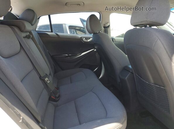 KMHC75LD0MU256430 2021 HYUNDAI IONIQ Белый Вид задних сидений