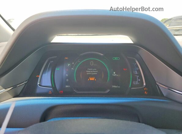 KMHC75LD0MU256430 2021 HYUNDAI IONIQ Белый Вид щитка приборов