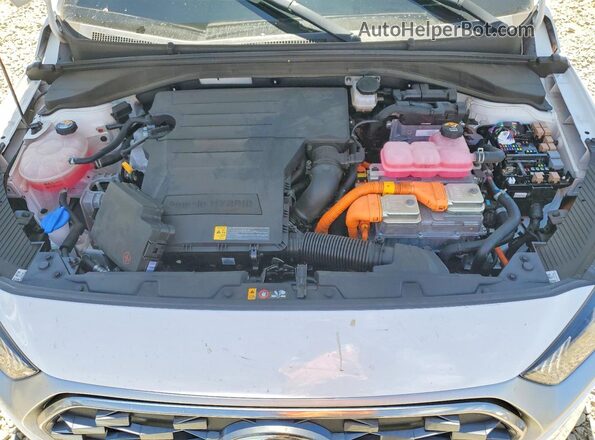 KMHC75LD0MU256430 2021 HYUNDAI IONIQ Белый Вид задней части салона