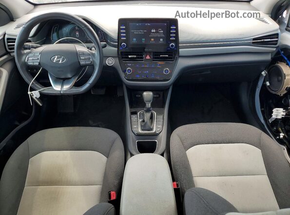KMHC75LD2LU198786 2020 HYUNDAI IONIQ White Widok deski rozdzielczej