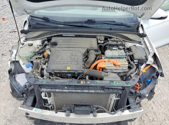 KMHC75LD2LU198786 2020 HYUNDAI IONIQ White Widok komory silnika