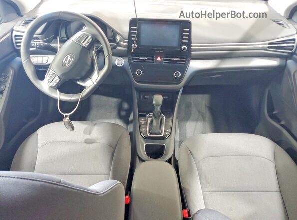 KMHC75LD3LU193368 2020 HYUNDAI IONIQ Silver Widok deski rozdzielczej