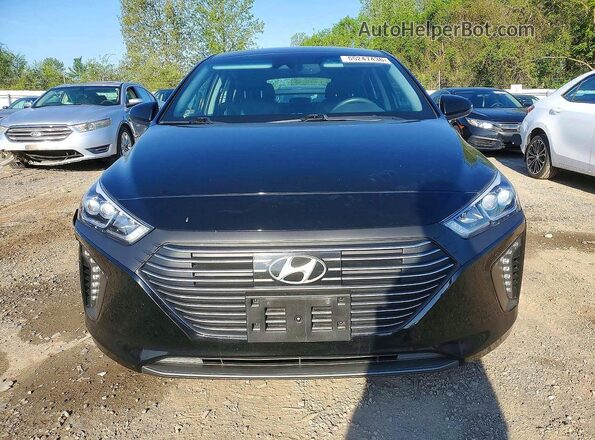 KMHC75LD5JU096007 2018 HYUNDAI IONIQ Black წინა ხედი