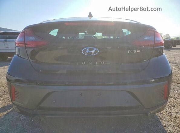 KMHC75LD5JU096007 2018 HYUNDAI IONIQ Black უკანა ხედი