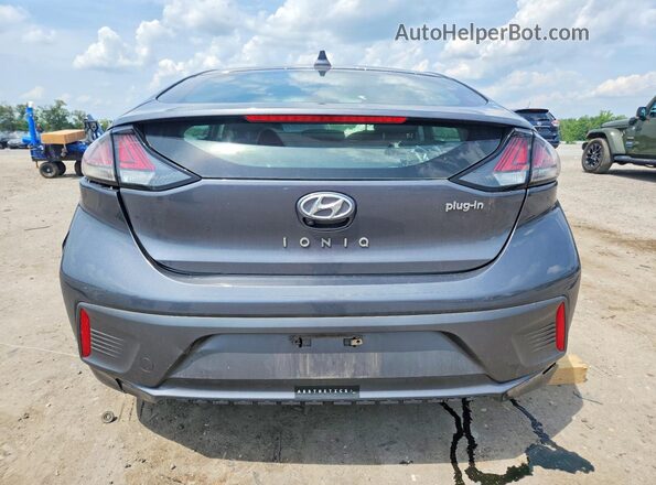 KMHC75LD5LU208694 2020 HYUNDAI IONIQ Gray Вид ззаду