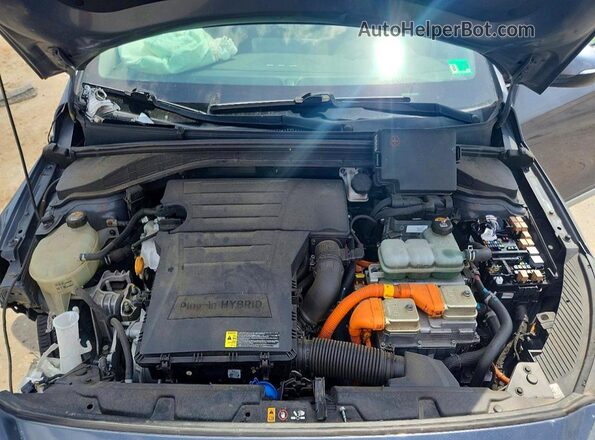KMHC75LD5LU208694 2020 HYUNDAI IONIQ Gray Вид задньої частини салону