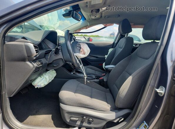 KMHC75LD5LU208694 2020 HYUNDAI IONIQ Gray Вид салону спереду
