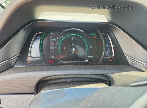 KMHC75LD5LU208694 2020 HYUNDAI IONIQ Gray Вид щитка приладів