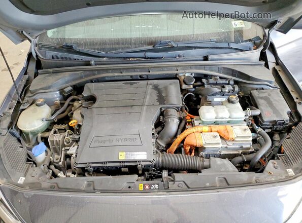KMHC75LD7KU154412 2019 HYUNDAI IONIQ Серый Вид задней части салона