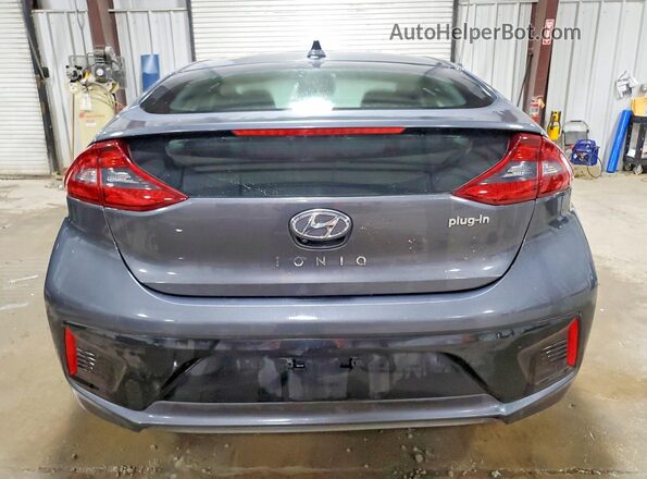 KMHC75LD7KU154412 2019 HYUNDAI IONIQ Серый Вид сзади