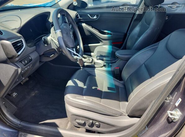 KMHC75LD9JU104044 2018 HYUNDAI IONIQ Gray Սալոնի դիմացի տեսք