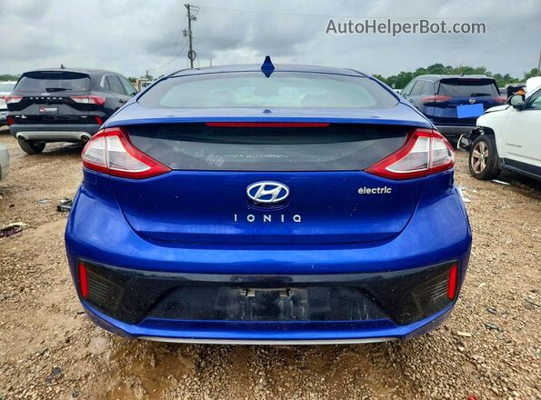 KMHC75LH5KU043120 2019 HYUNDAI IONIQ Blue უკანა ხედი