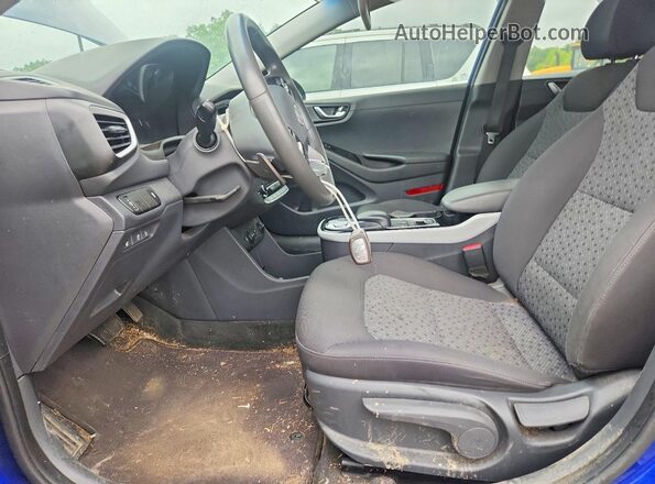 KMHC75LH5KU043120 2019 HYUNDAI IONIQ Blue წინა სალონის ხედი