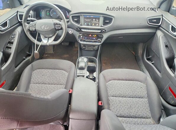 KMHC75LH5KU043120 2019 HYUNDAI IONIQ Blue წინა პანელის ხედი
