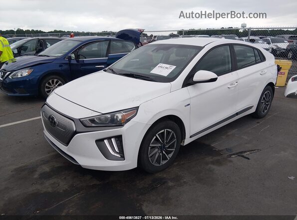 KMHC75LJ7LU066130 2020 HYUNDAI IONIQ ELECTRIC White Vista tres cuartos delantera izquierda