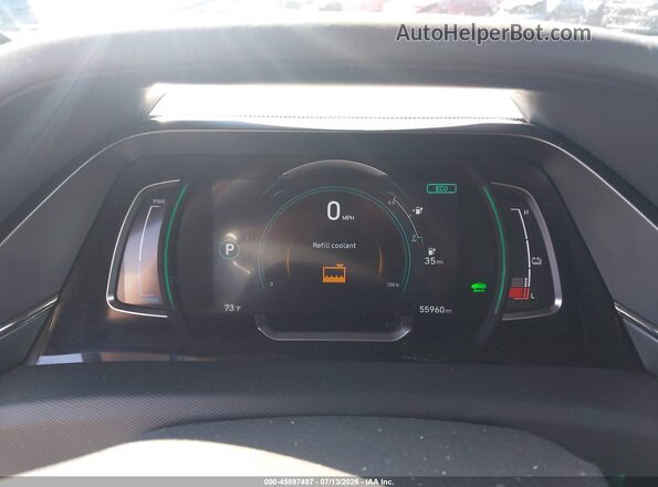 KMHC75LJ8LU060742 2020 HYUNDAI IONIQ ELECTRIC Black Հետևի նստատեղերի տեսք