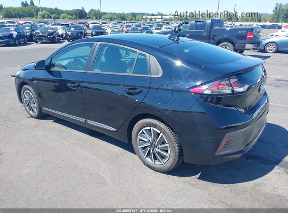 KMHC75LJ8LU060742 2020 HYUNDAI IONIQ ELECTRIC Black Հետևի ձախ