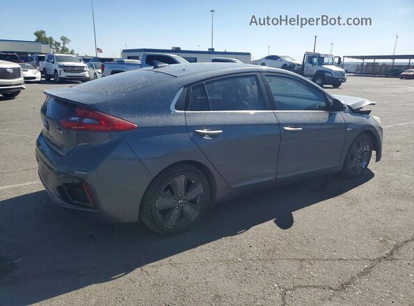 KMHC85LC2HU029640 2017 HYUNDAI IONIQ Gray Trasero derecho