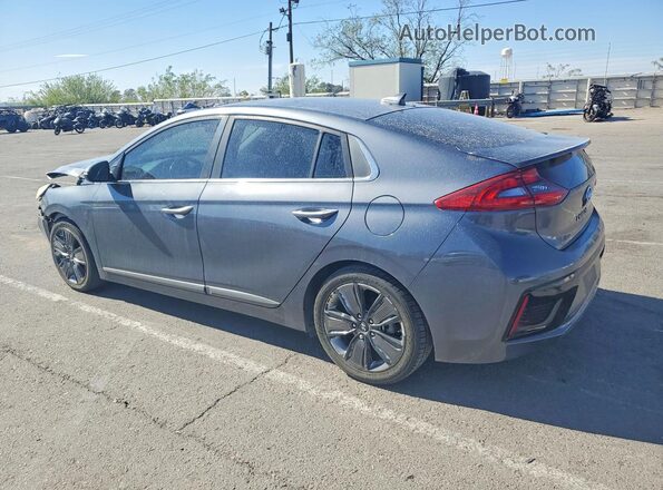 KMHC85LC2HU029640 2017 HYUNDAI IONIQ Gray Trasero izquierdo