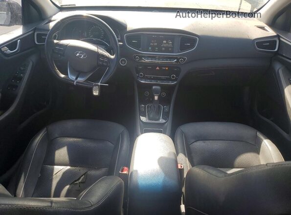 KMHC85LC2HU029640 2017 HYUNDAI IONIQ Gray Vista del salpicadero
