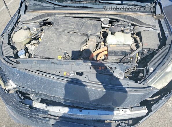 KMHC85LC2HU029640 2017 HYUNDAI IONIQ Gray Vista interior trasera