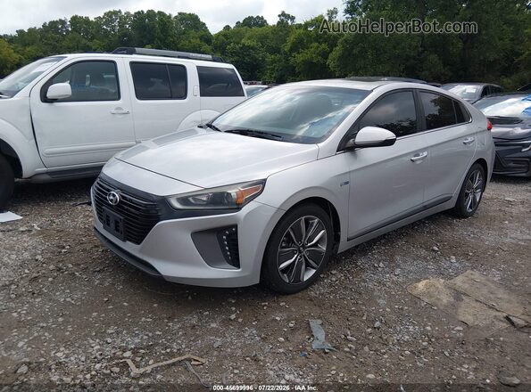 KMHC85LC2HU046602 2017 HYUNDAI IONIQ HYBRID Silver Вид спереду