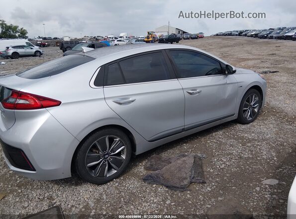 KMHC85LC2HU046602 2017 HYUNDAI IONIQ HYBRID Silver Вид задньої частини салону