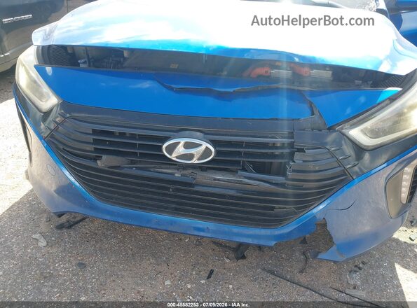 KMHC85LC2JU075359 2018 HYUNDAI IONIQ HYBRID Blue Вид спереду