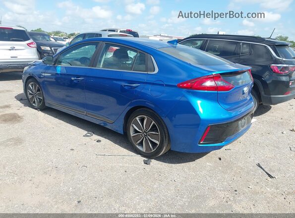 KMHC85LC2JU075359 2018 HYUNDAI IONIQ HYBRID Blue Задня ліва чверть