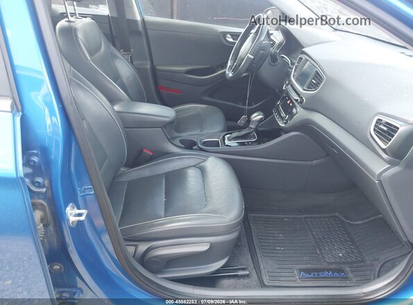 KMHC85LC2JU075359 2018 HYUNDAI IONIQ HYBRID Blue Вид салону спереду