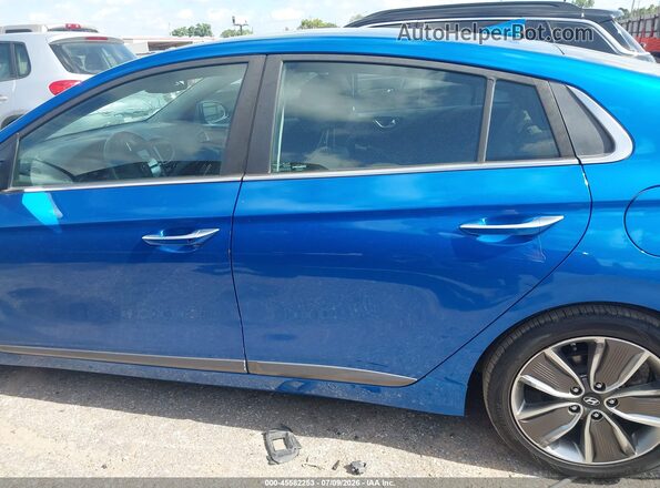 KMHC85LC2JU075359 2018 HYUNDAI IONIQ HYBRID Blue Панорамний вид салону 360°