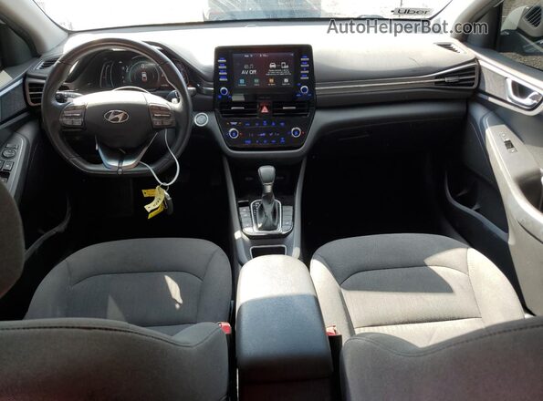 KMHC85LC2LU201240 2020 HYUNDAI IONIQ White წინა პანელის ხედი
