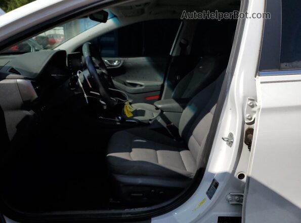 KMHC85LC2LU201240 2020 HYUNDAI IONIQ White წინა სალონის ხედი