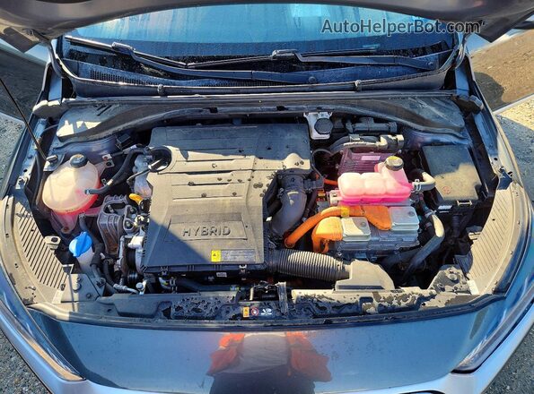 KMHC85LC3LU243030 2020 HYUNDAI IONIQ Серый Вид задней части салона