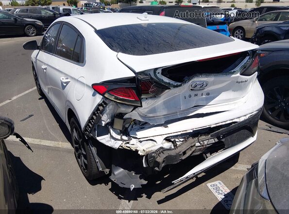KMHC85LC4LU234353 2020 HYUNDAI IONIQ HYBRID Белый Задняя левая четверть