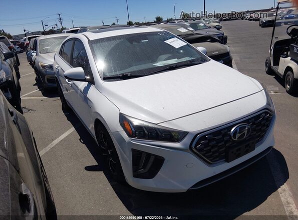 KMHC85LC4LU234353 2020 HYUNDAI IONIQ HYBRID Белый Вид задней части салона