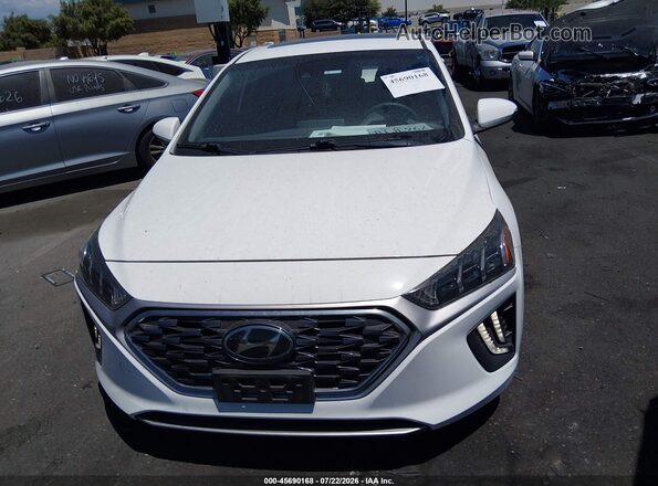 KMHC85LC4LU234353 2020 HYUNDAI IONIQ HYBRID Белый Вид щитка приборов