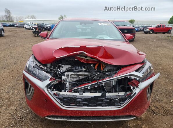 KMHC85LC4LU242498 2020 HYUNDAI IONIQ Burgundy Դիմացի տեսք