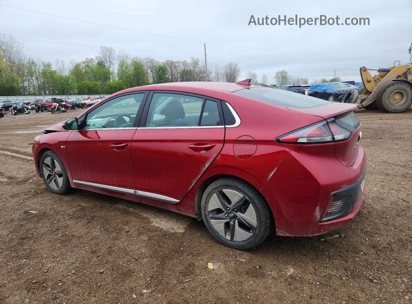 KMHC85LC4LU242498 2020 HYUNDAI IONIQ Burgundy Հետևի ձախ