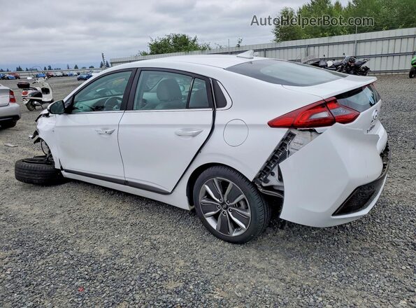 KMHC85LC5JU092883 2018 HYUNDAI IONIQ White უკანა მარცხენა
