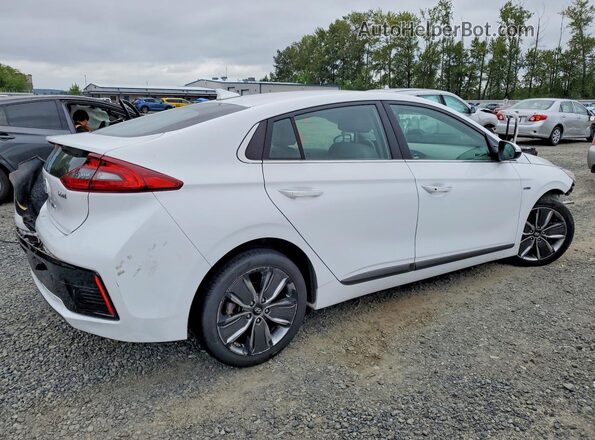KMHC85LC5JU092883 2018 HYUNDAI IONIQ White უკანა მარჯვენა