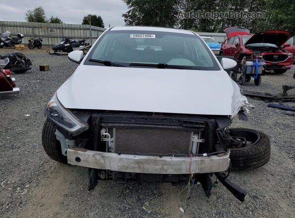 KMHC85LC5JU092883 2018 HYUNDAI IONIQ White წინა ხედი