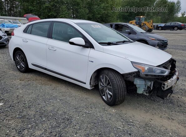 KMHC85LC5JU092883 2018 HYUNDAI IONIQ White წინა მარჯვენა