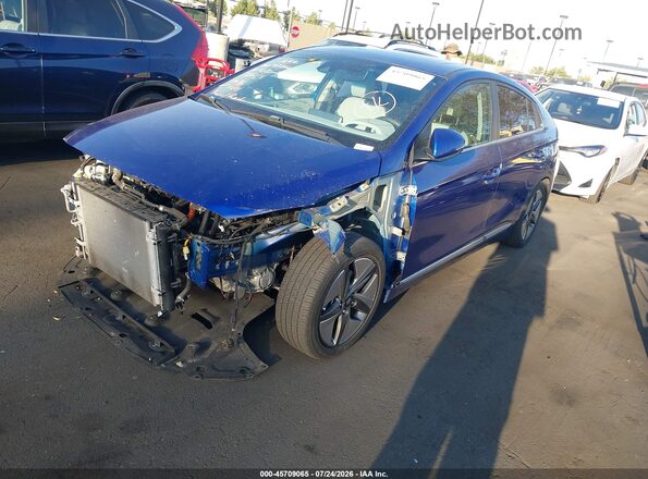 KMHC85LC5LU190265 2020 HYUNDAI IONIQ HYBRID Blue Front left