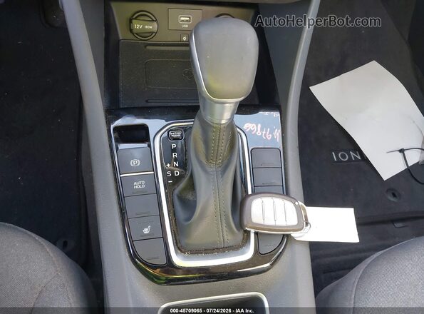 KMHC85LC5LU190265 2020 HYUNDAI IONIQ HYBRID Blue Dashboard view