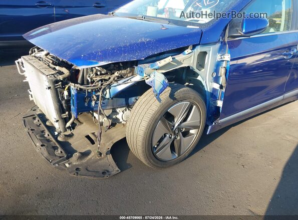 KMHC85LC5LU190265 2020 HYUNDAI IONIQ HYBRID Blue Front view