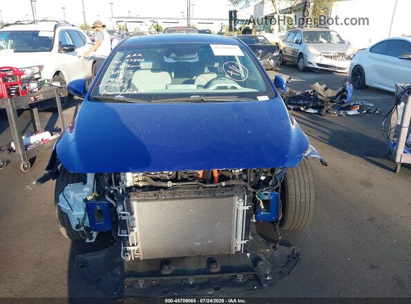 KMHC85LC5LU190265 2020 HYUNDAI IONIQ HYBRID Blue Rear interior view